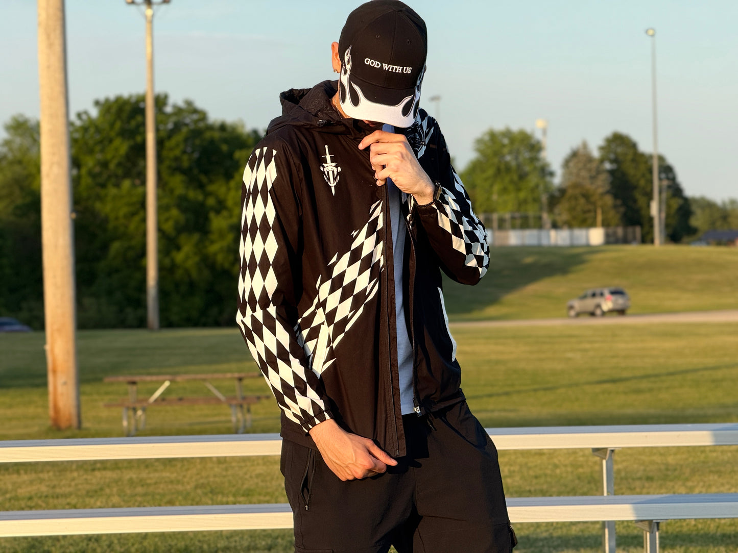 "Walking On Serpents" Windbreaker