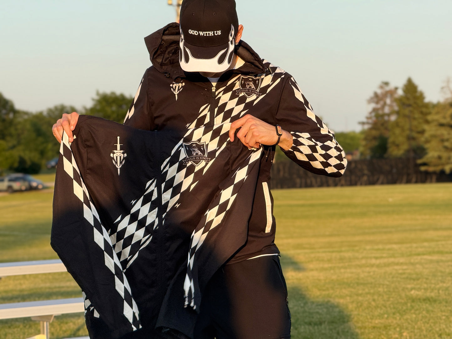 "Walking On Serpents" Windbreaker