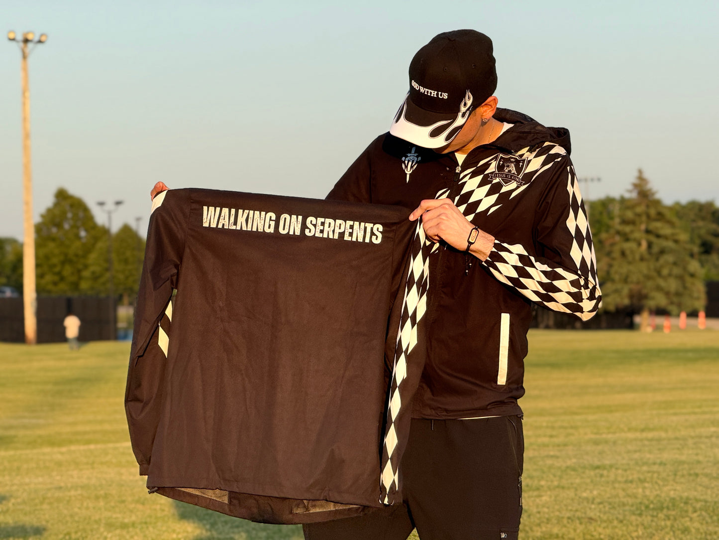 "Walking On Serpents" Windbreaker