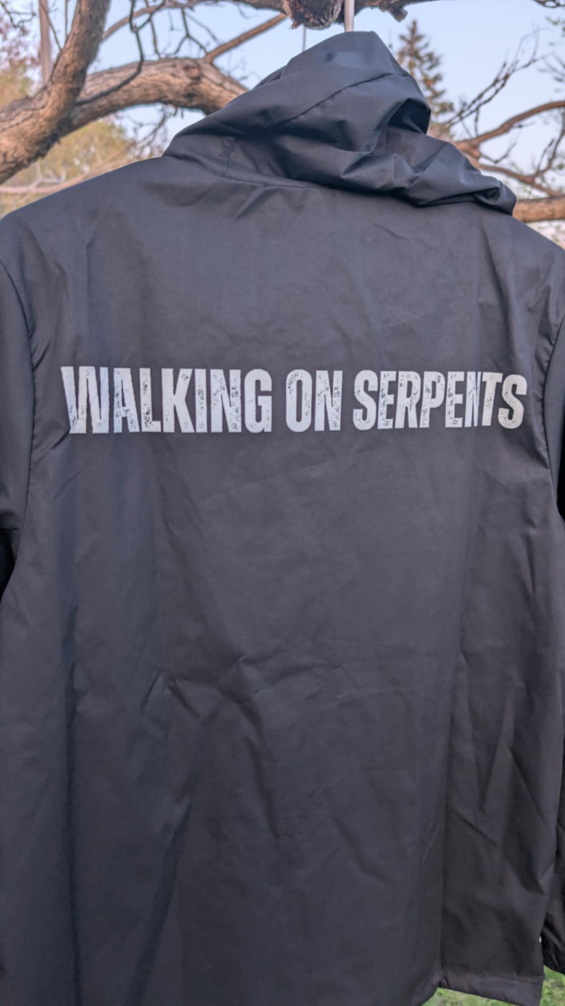 "Walking On Serpents" Windbreaker